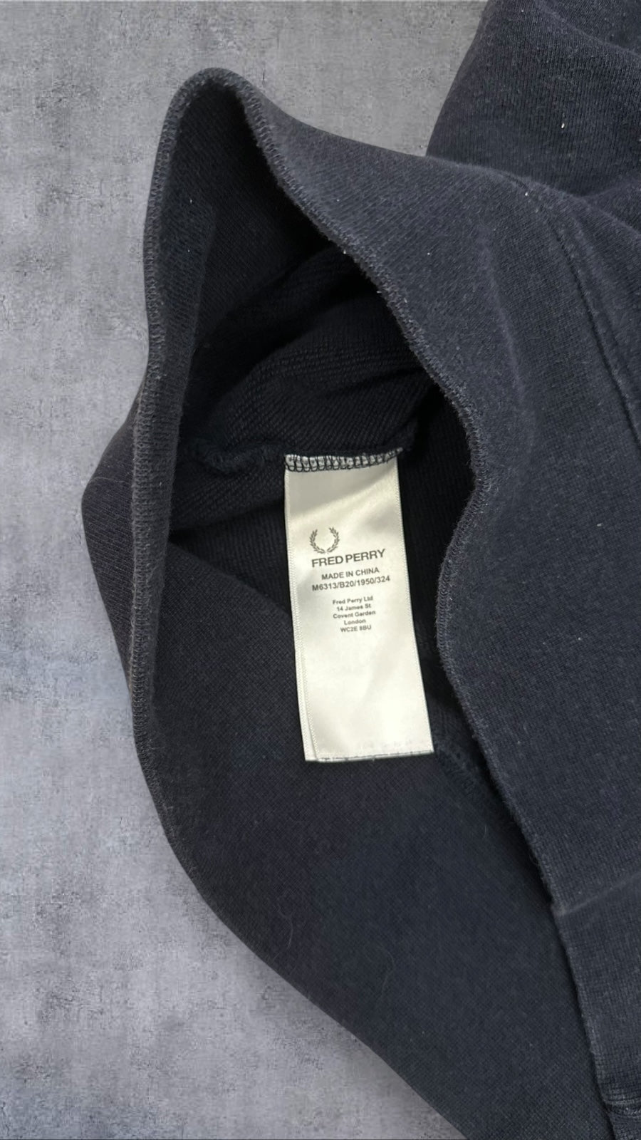 Fred Perry Sweatshirt Navy Blau XS