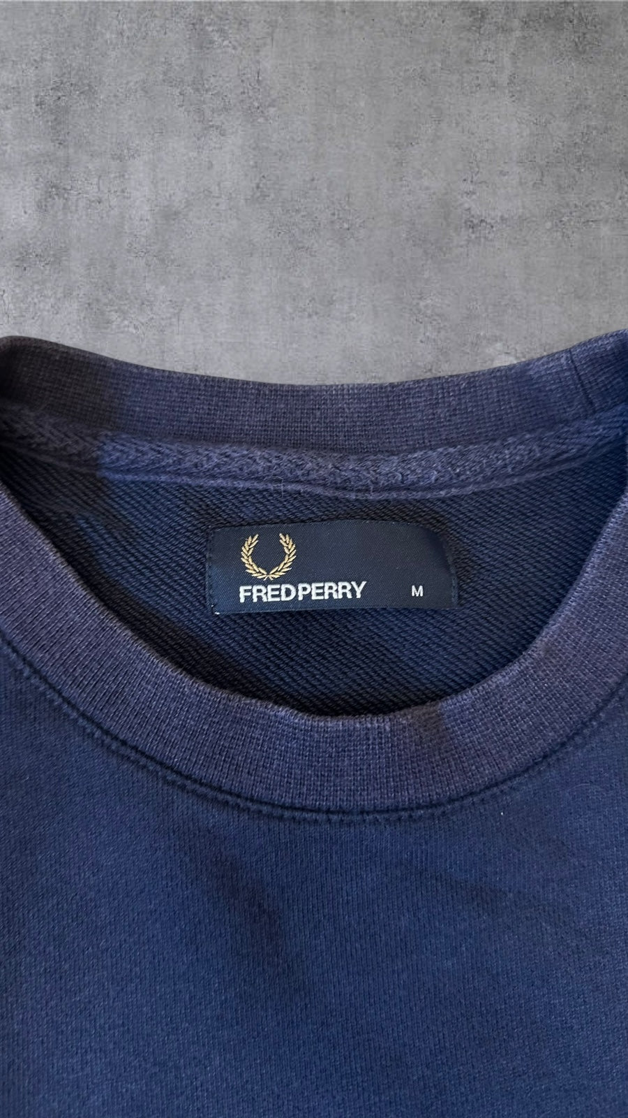 Fred Perry Sweatshirt Navy Blau M