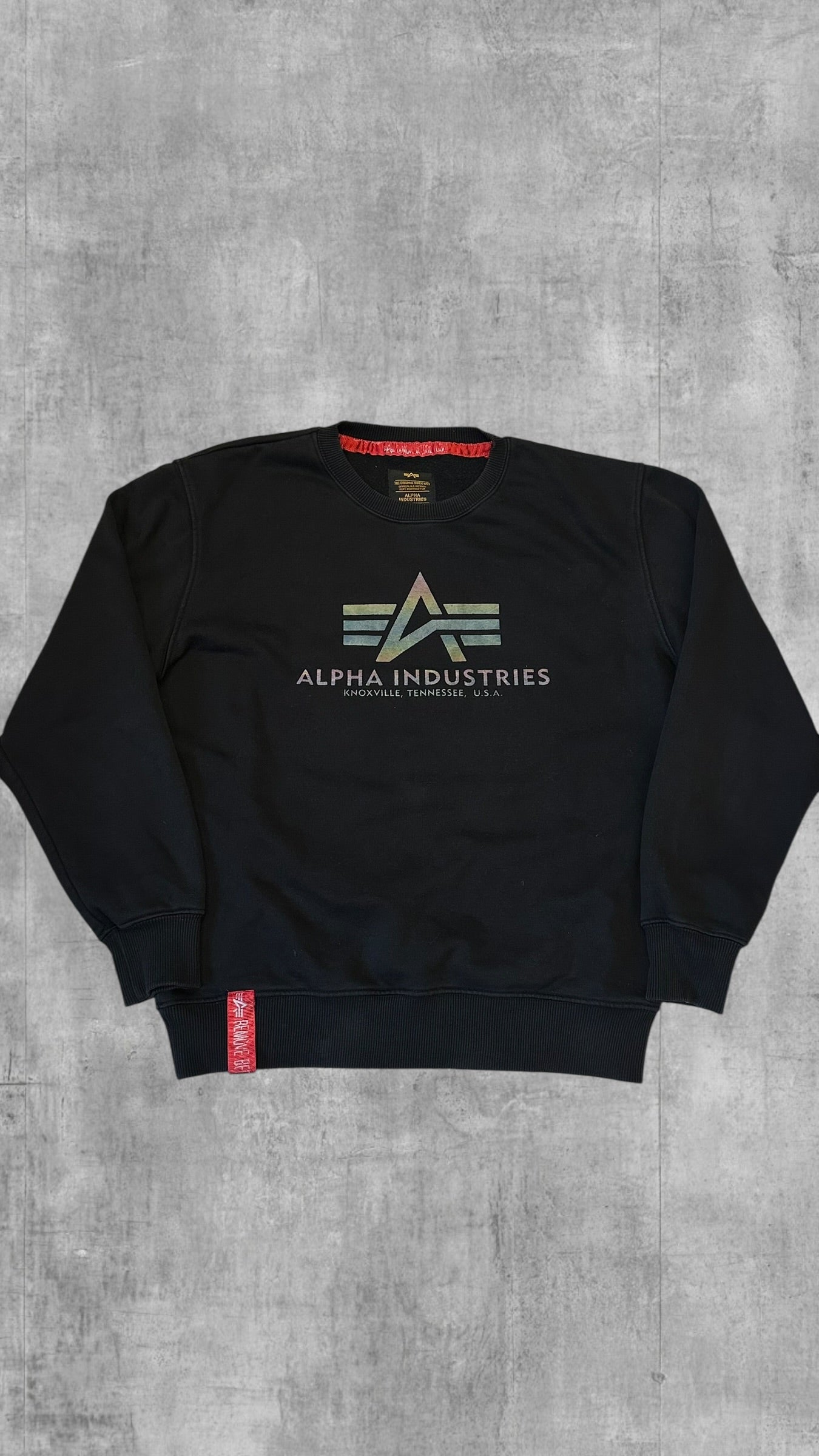 Alpha Industries Sweatshirt Schwarz M