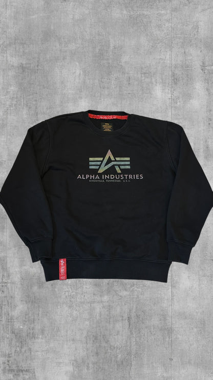 Alpha Industries Sweatshirt Schwarz M