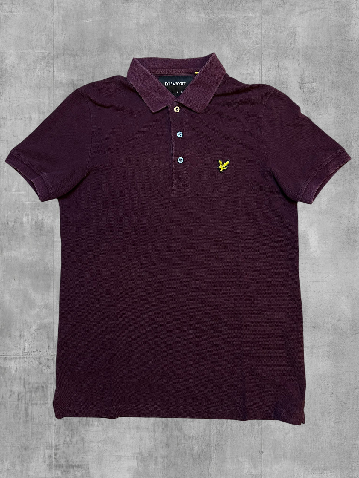 Lyle & Scott Polo Shirt Weinrot S