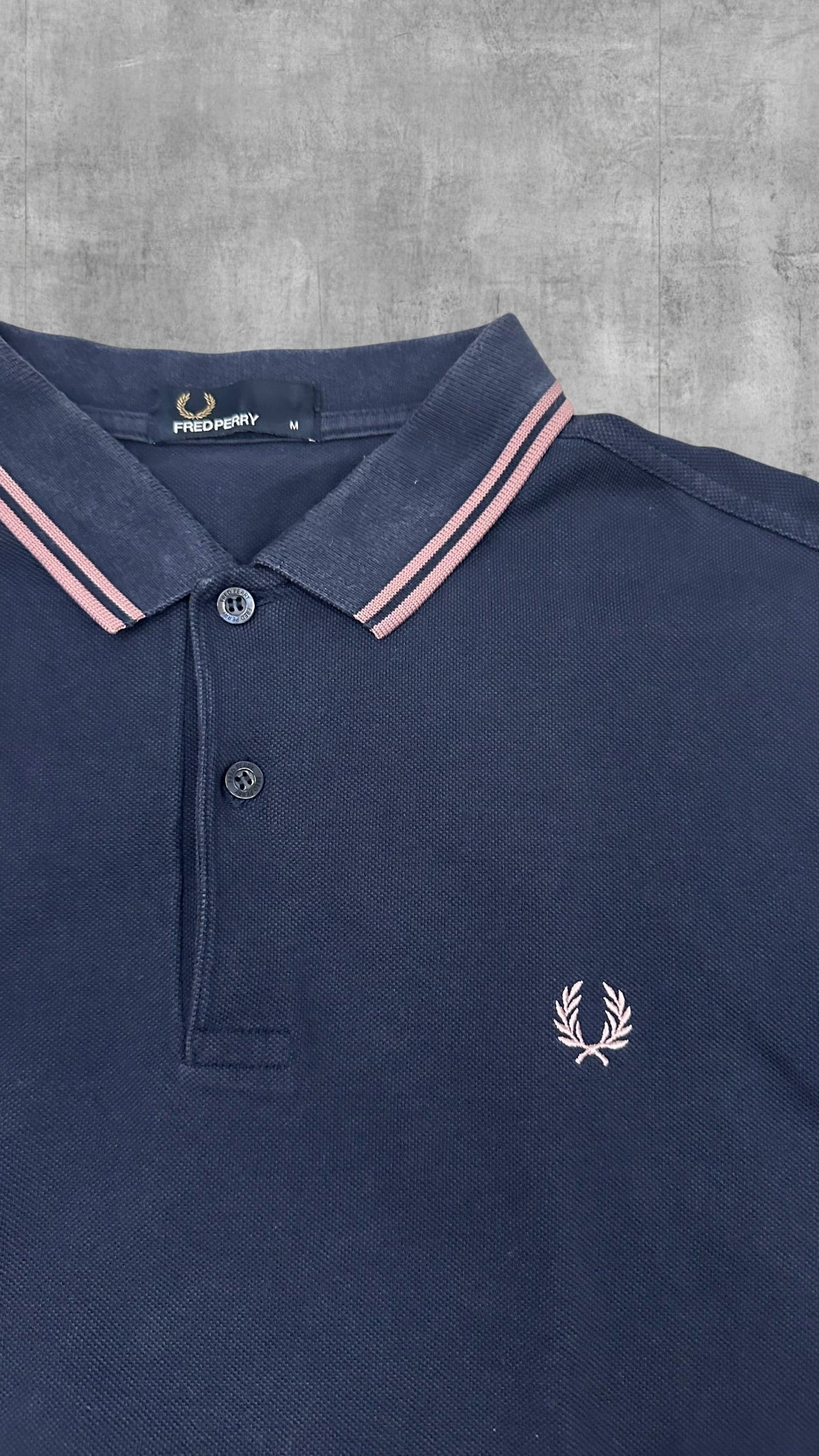 Fred Perry Polo Shirt Navy Blau M