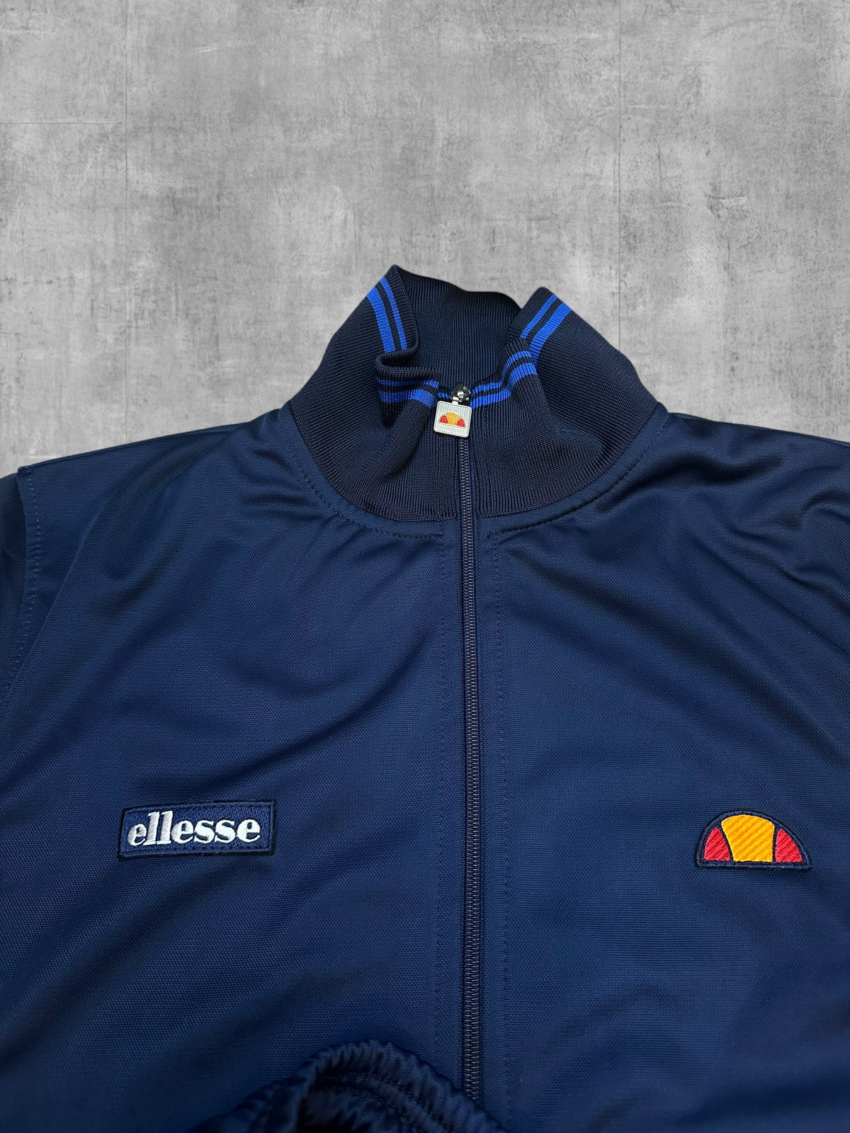 Ellesse Trainingsanzug Jacke + Hose Navy Blau S