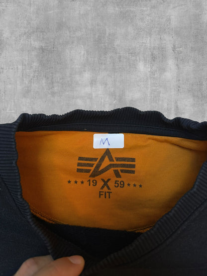 Alpha Industries Sweatshirt Schwarz M