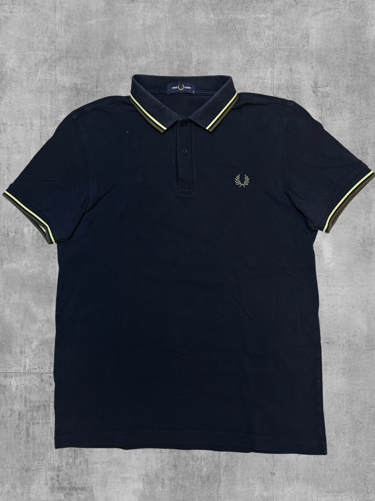 Fred Perry Polo Shirt Schwarz Bronze M