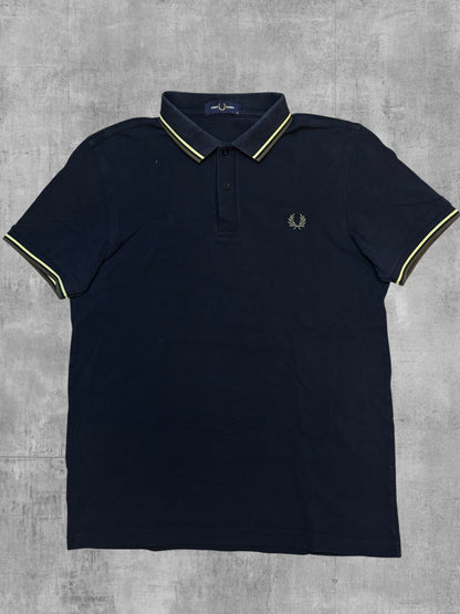 Fred Perry Polo Shirt Schwarz Bronze M