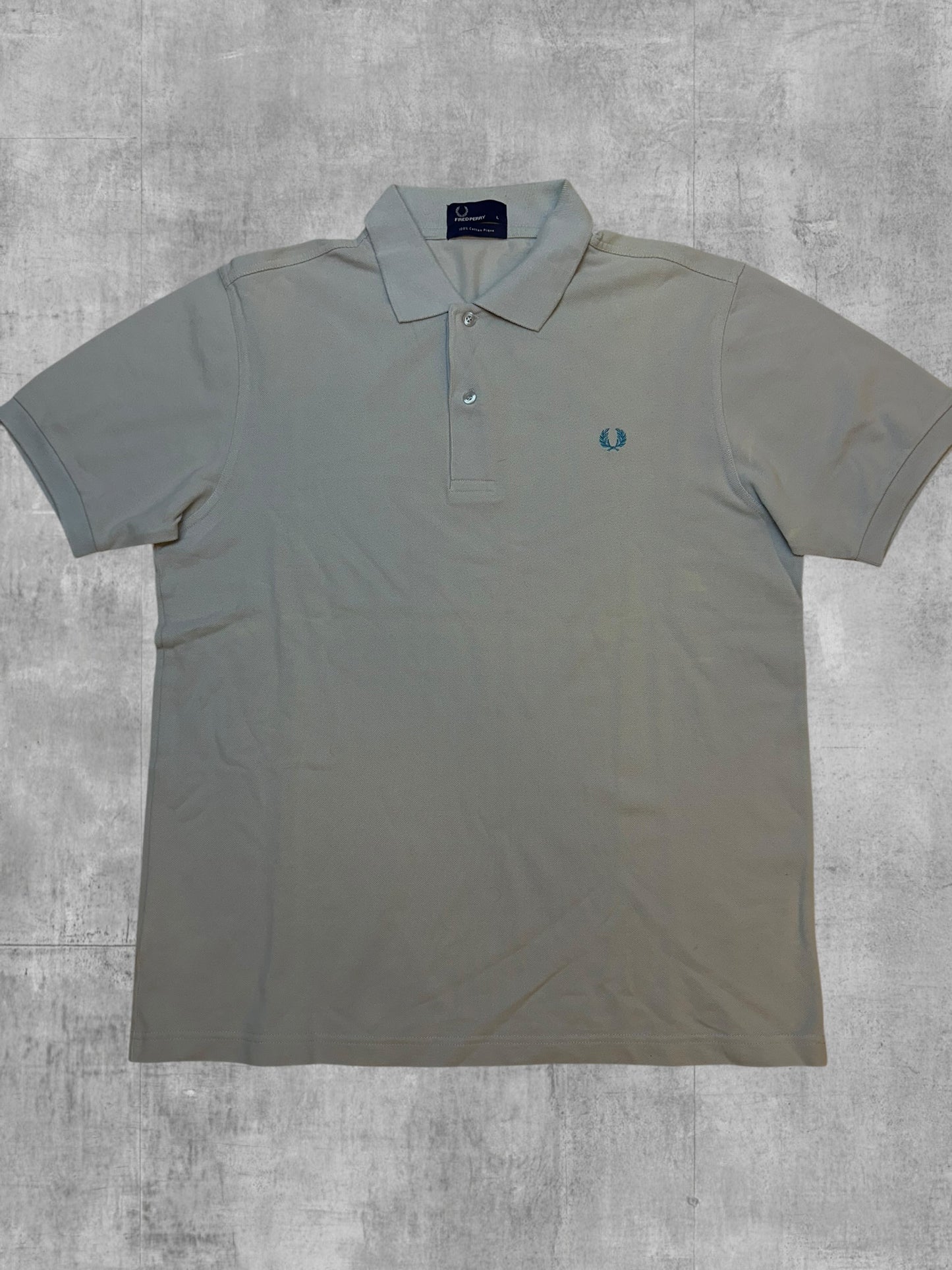 Fred Perry Polo Shirt Hellblau L