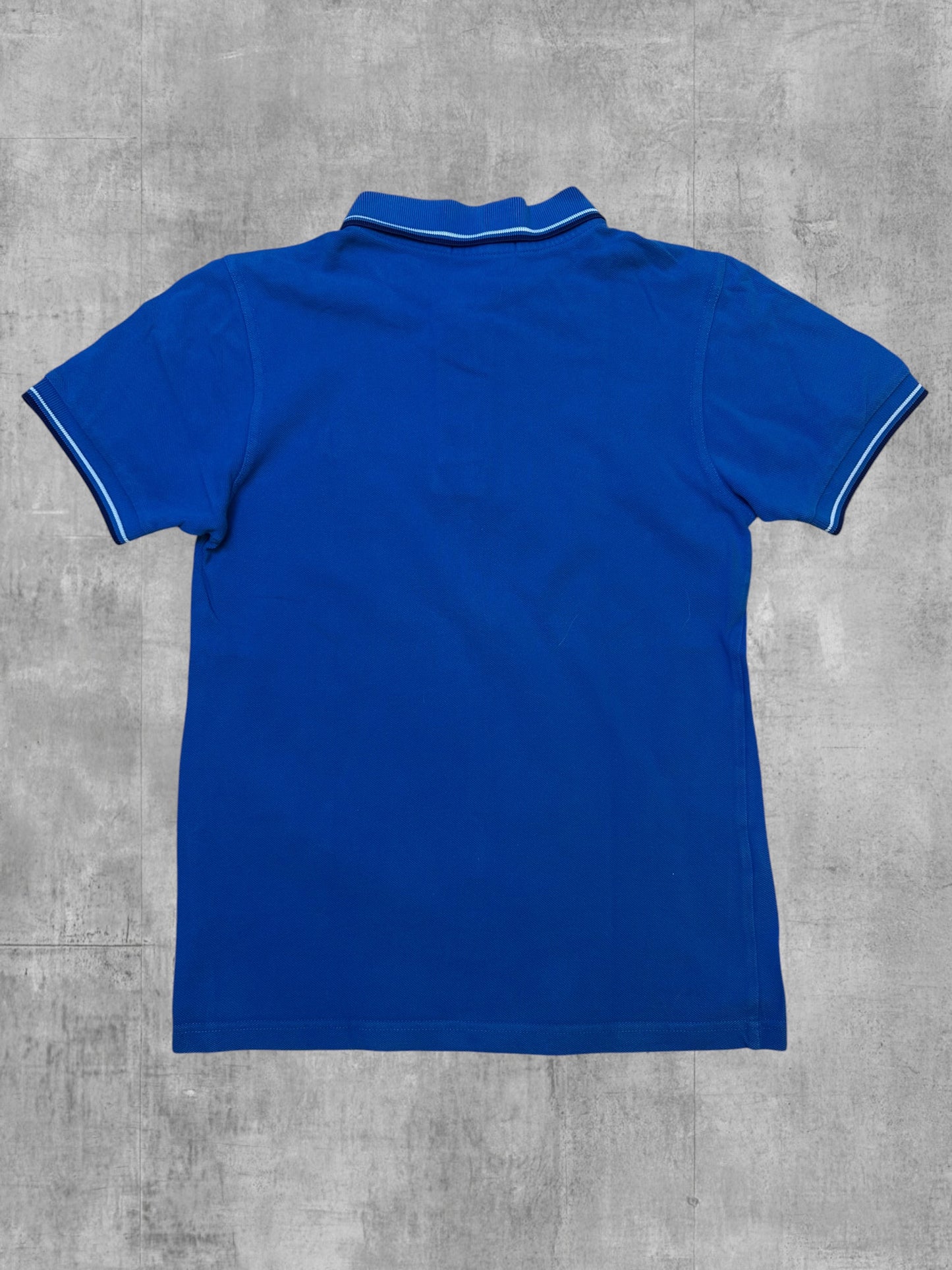 Fred Perry Polo Shirt Blau Schwarz S Slim Fit