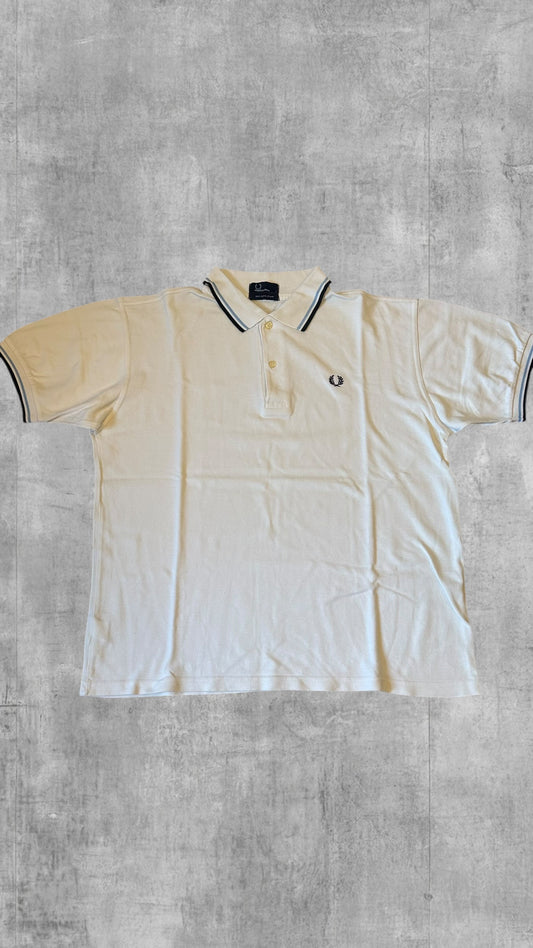 Fred Perry Polo Shirt Weiß L