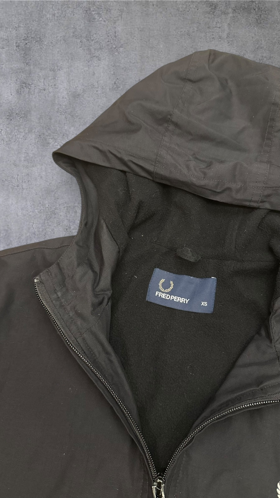 Fred Perry Softshelljacke Regenjacke Schwarz XS