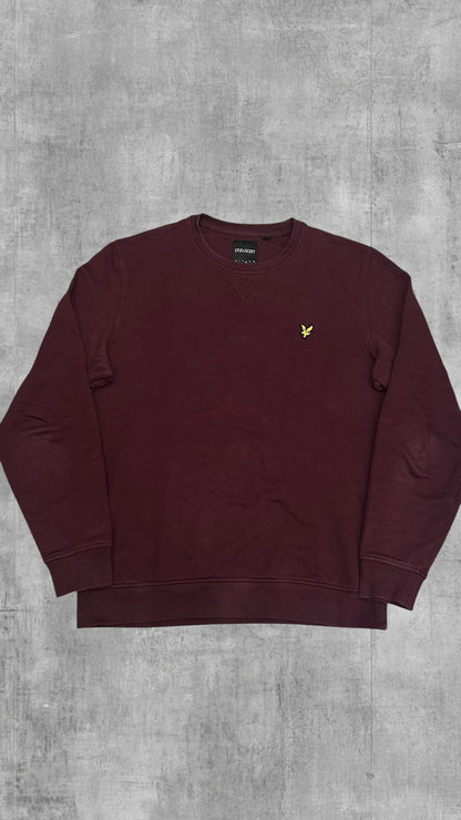 Lyle & Scott Sweatshirt Bordeaux Rot L