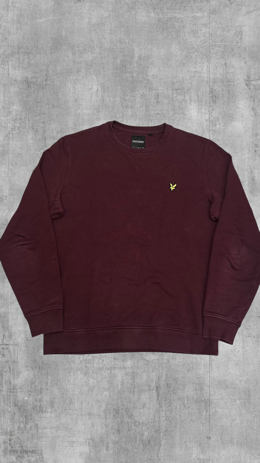 Lyle & Scott Sweatshirt Bordeaux Rot L