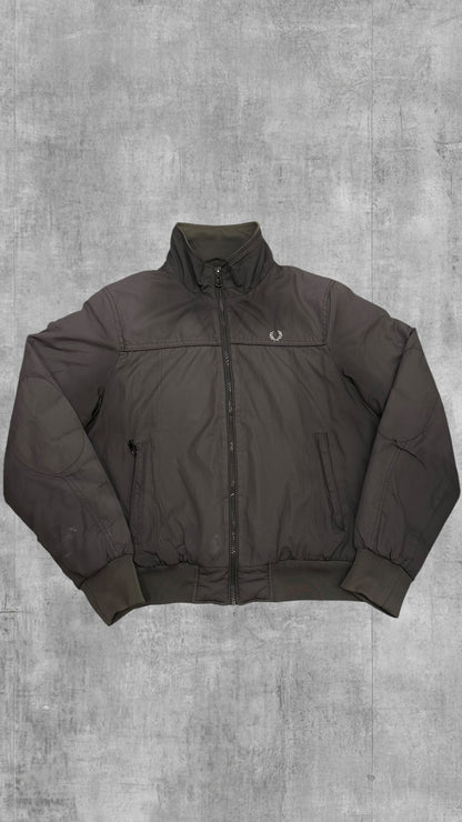 Vintage Fred Perry Bomberjacke Regenjacke Grau M