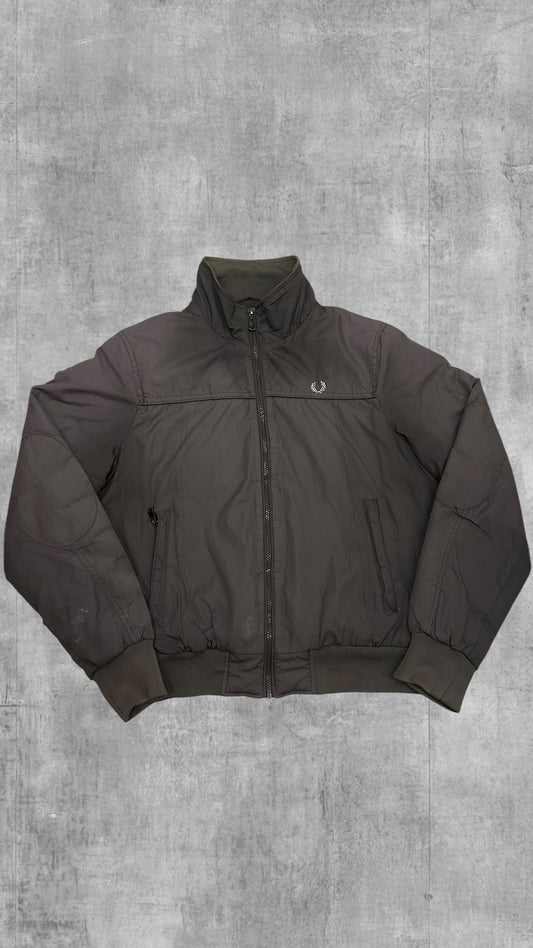 Vintage Fred Perry Bomberjacke Regenjacke Grau M