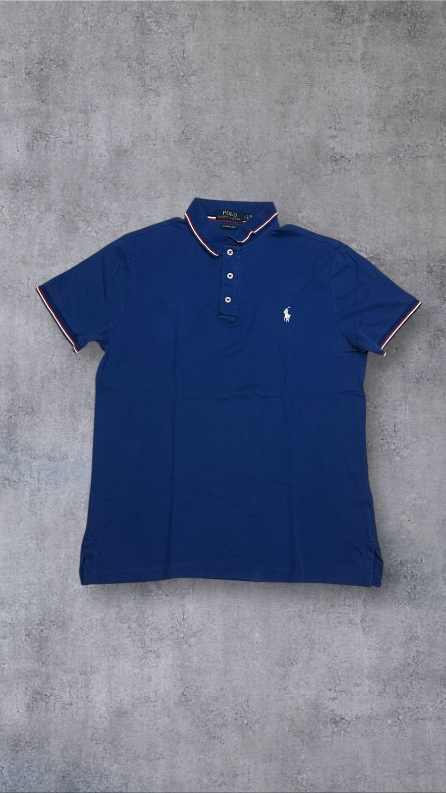 Polo Ralph Lauren Polo Shirt Blau M Slim Fit
