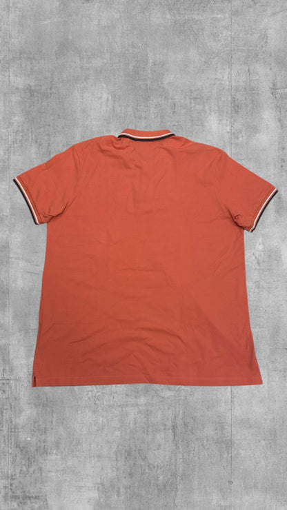Fred Perry Polo Shirt Lachsrot Schwarz XXL