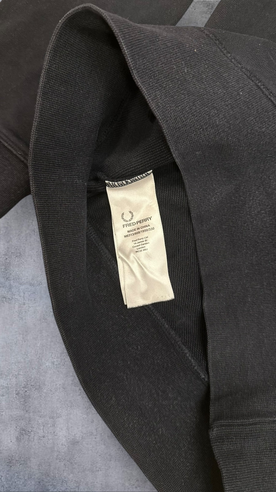 Fred Perry Sweatshirt Navy Blau XS