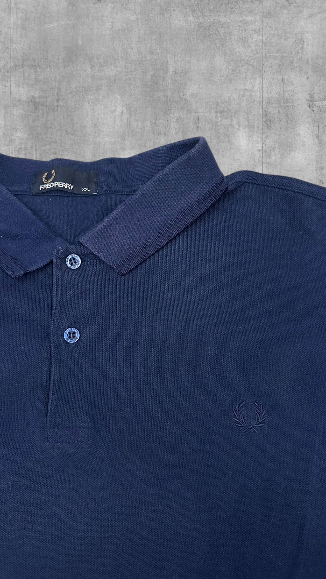 Fred Perry Polo Shirt Navy Blau XXL