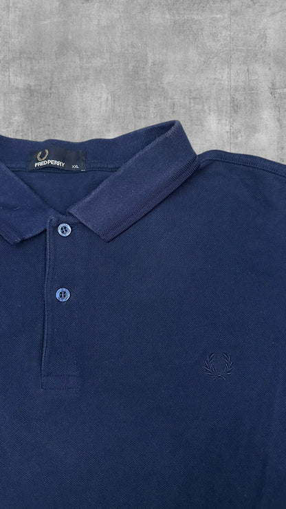 Fred Perry Polo Shirt Navy Blau XXL