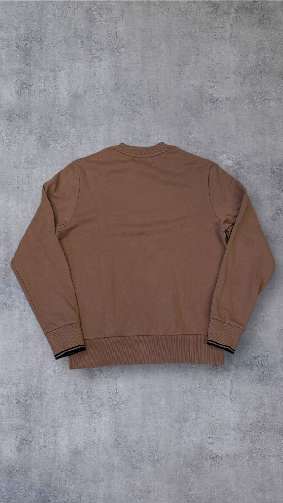 Fred Perry Sweatshirt Dunkelbeige M