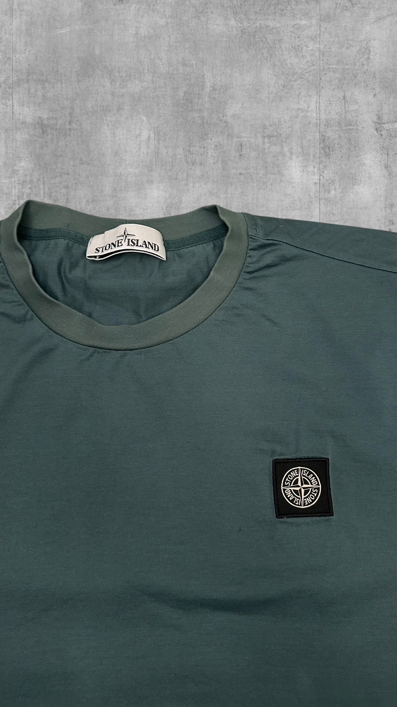 Stone Island T-Shirt Dunkelgrün XXL