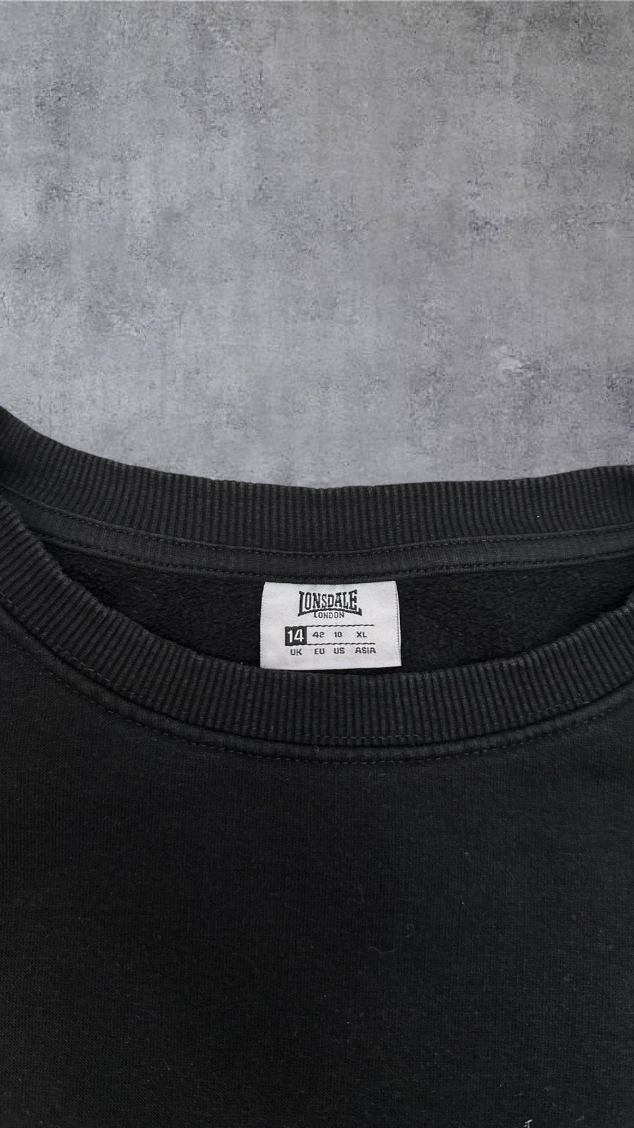 Londsdale London Sweatshirt Schwarz Damen XL