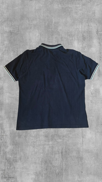 Fred Perry Polo Shirt Navy Blau Schwarz L