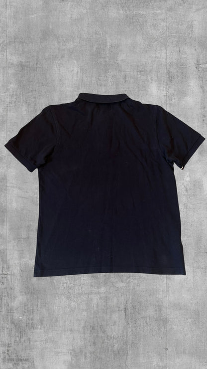 Fred Perry Polo Shirt Navy Blau Weinrot L