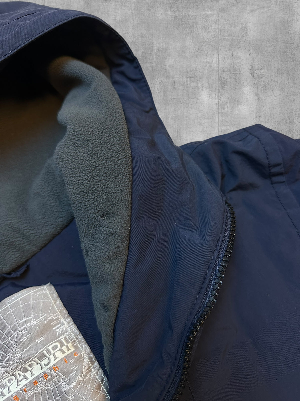 Napapijri Jacke Windbreaker gefüttert Navy Blau L