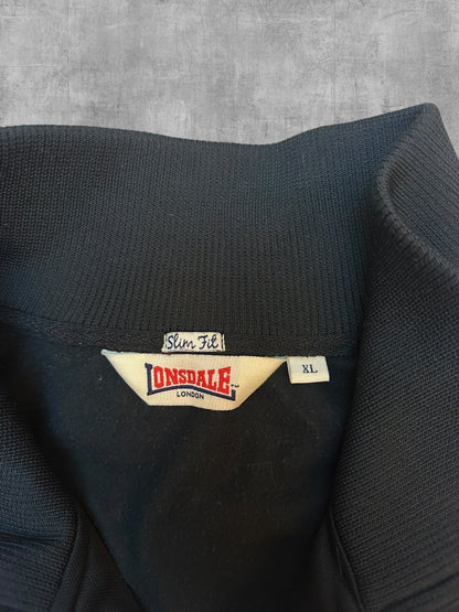 Lonsdale London Trainingsjacke Schwarz Weiß XL