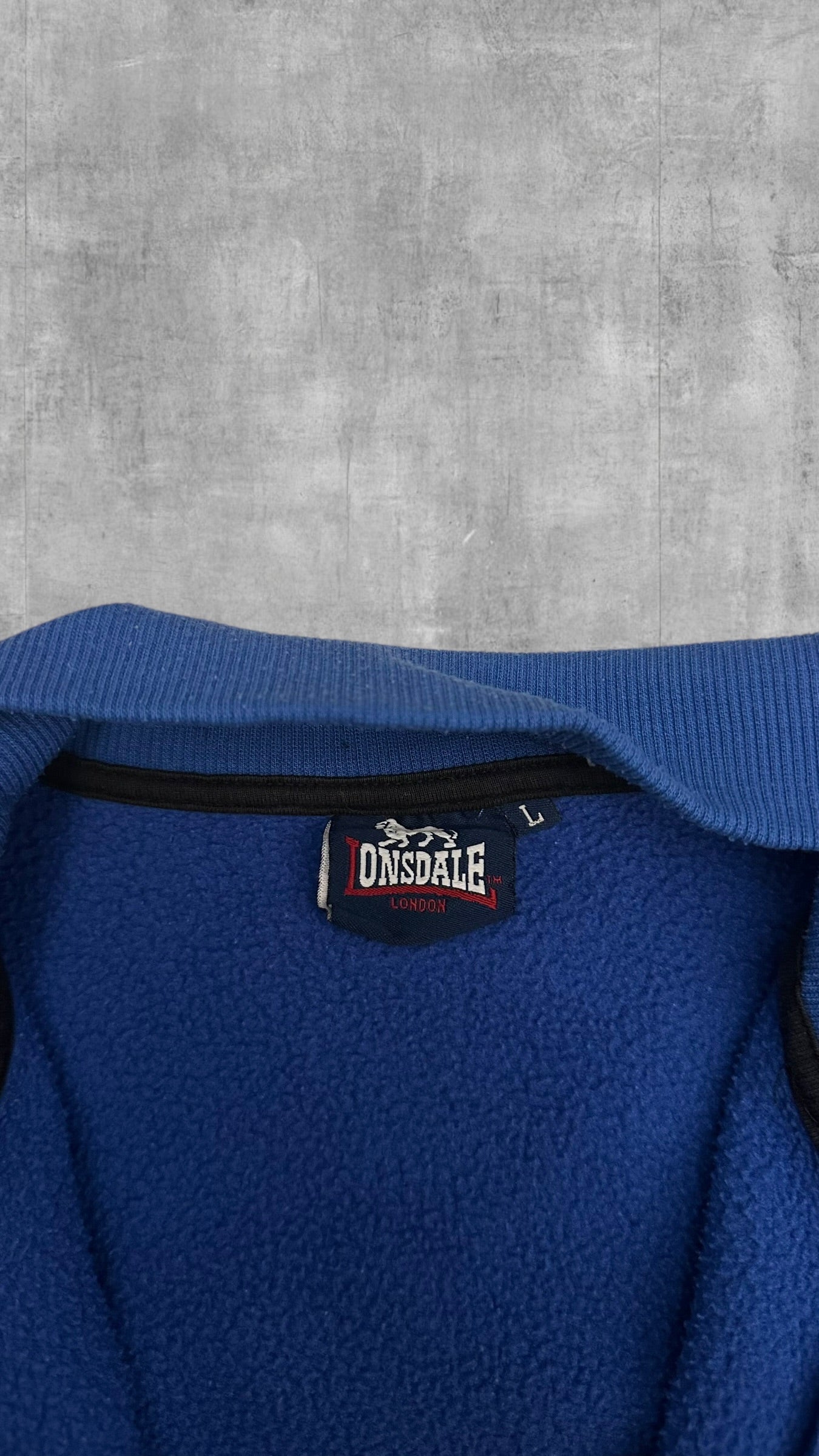 Lonsdale London Trainingsjacke Baumwolle Blau M