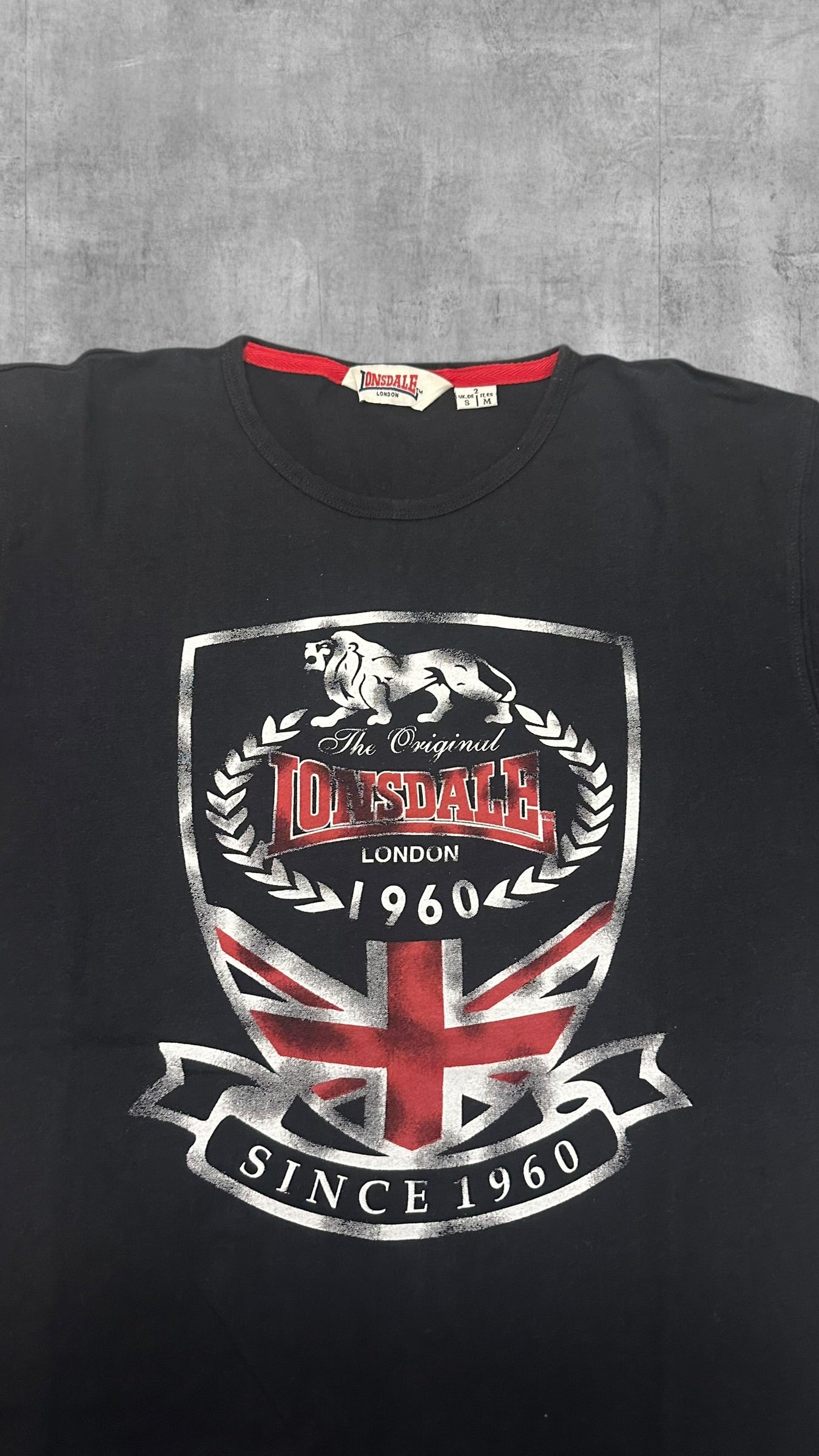 Lonsdale London Vintage T-Shirt Schwarz S
