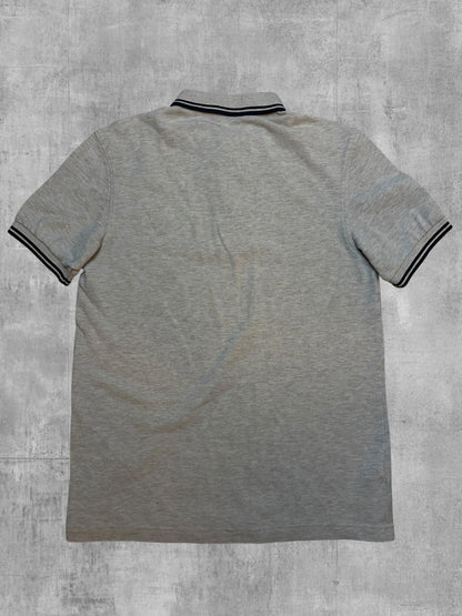Fred Perry Polo Shirt Grau Schwarz S