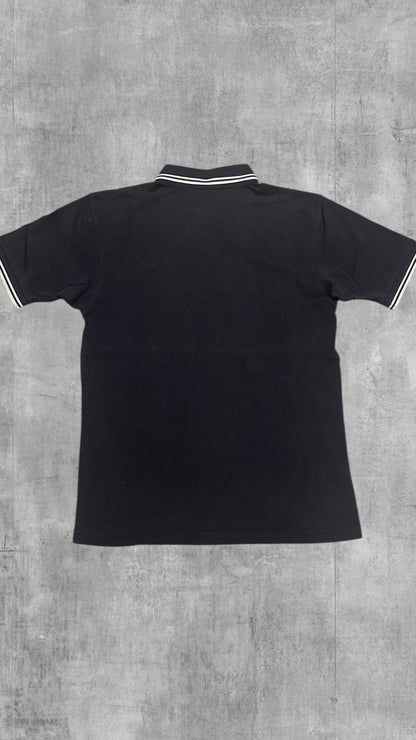 Fred Perry Polo Shirt Dunkelgrau Weiß M