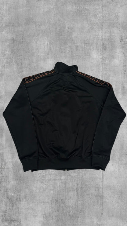 Fred Perry Trainingsjacke Taped Schwarz Rostbraun M