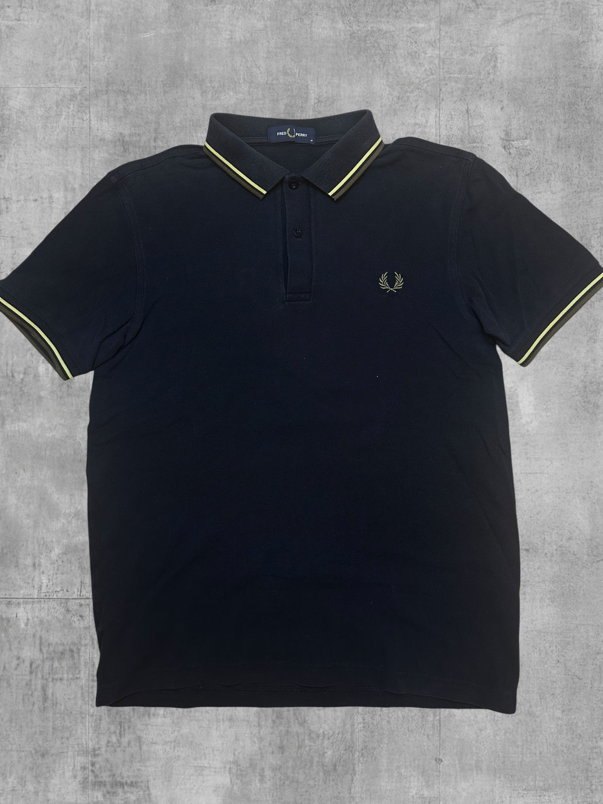 Fred Perry Polo Shirt Black Bronze M