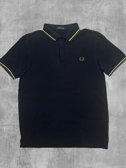 Fred Perry Polo Shirt Black Bronze M