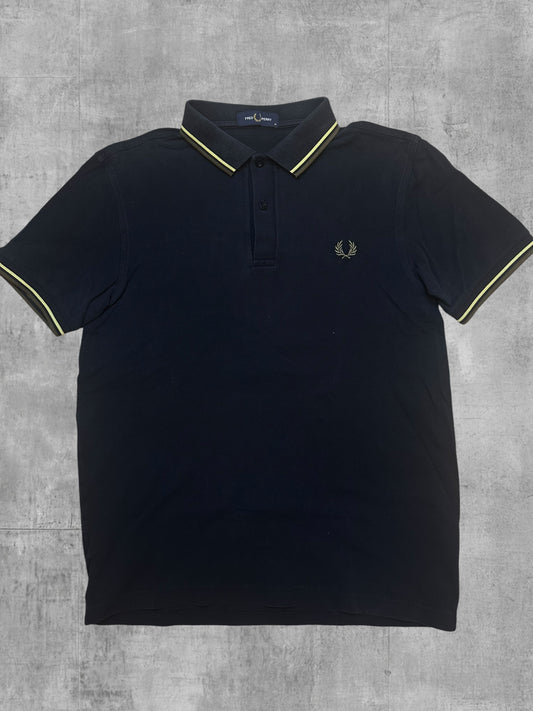 Fred Perry Polo Shirt Black Bronze M