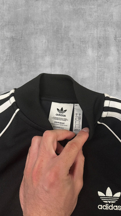 Adidas Firebird Trainingsjacke Schwarz Weiß S