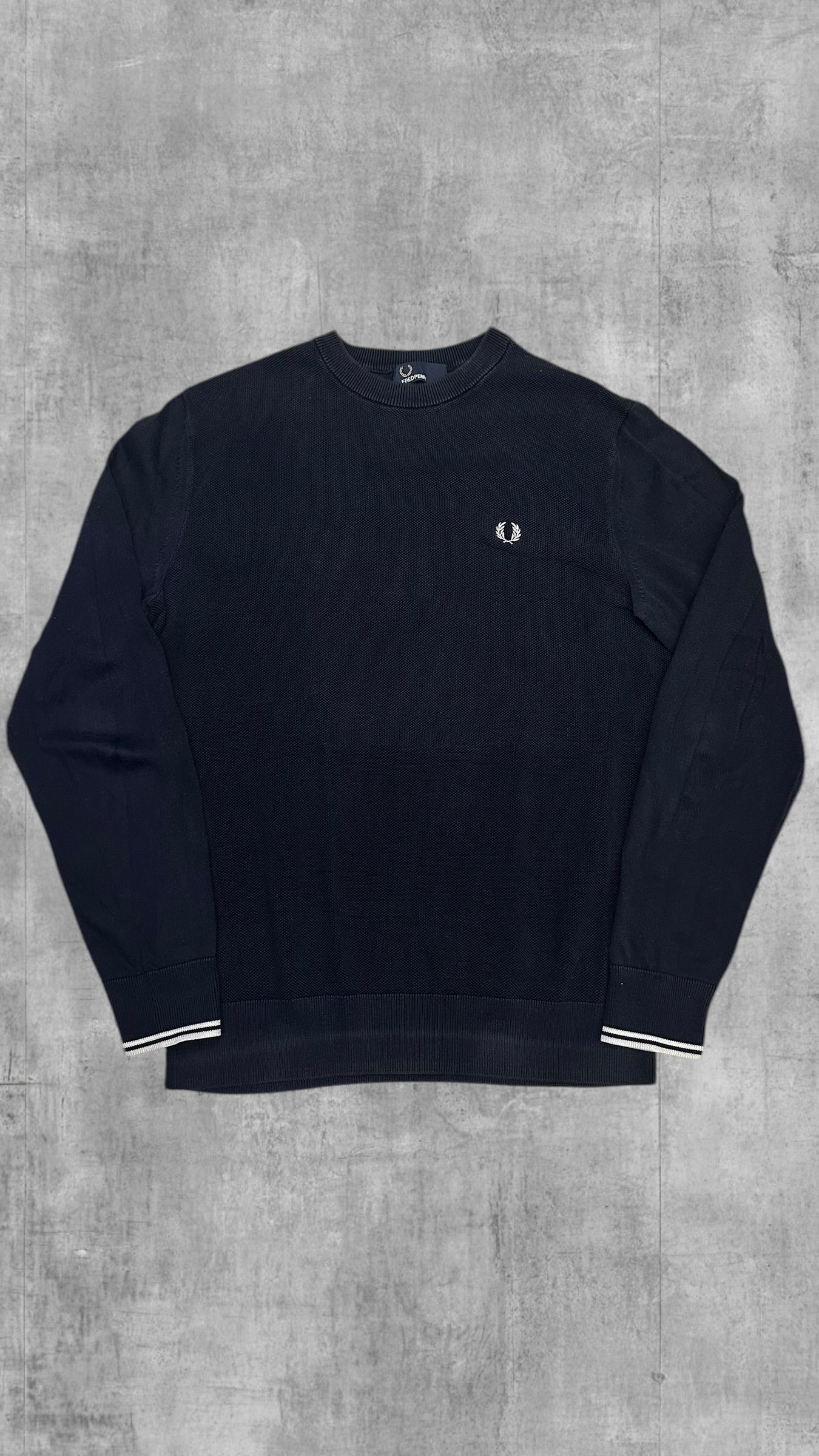 Fred Perry Sweatshirt Schwarzblau S