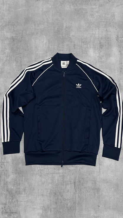 Adidas Firebird Trainingsjacke Navy Blau Weiß M