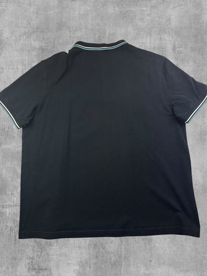 Fred Perry Polo Shirt Schwarz Türkis Weiß 3XL