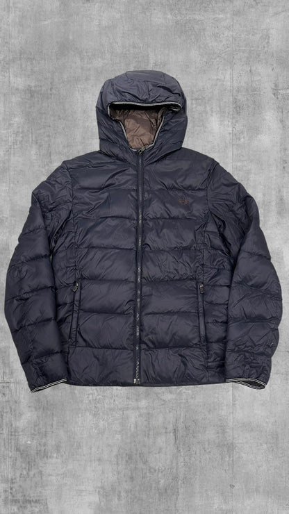 Fred Perry Übergangsjacke Daunenjacke Navy Blau M