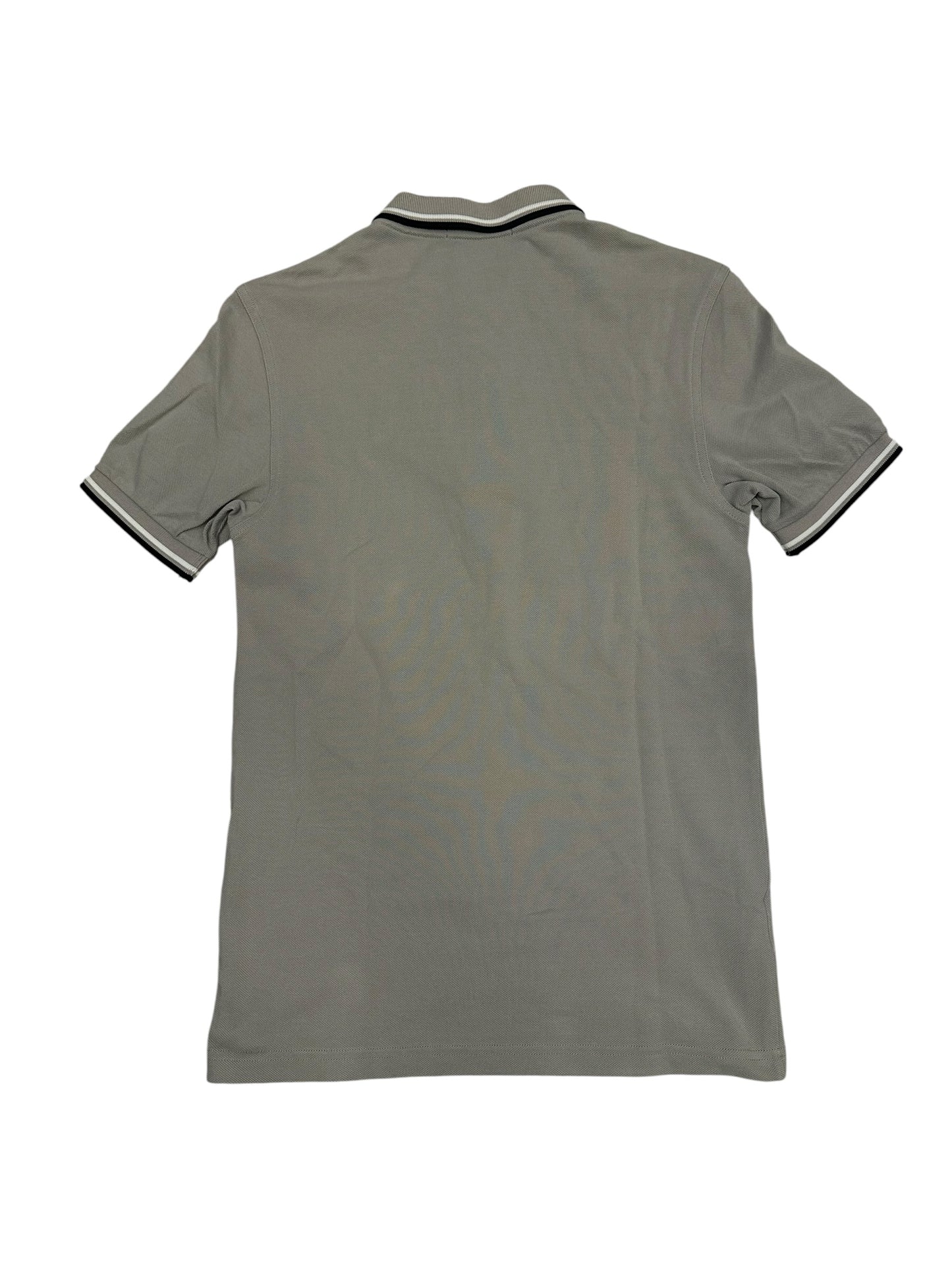 Fred Perry Polo Shirt Hellgrau Schwarz XS