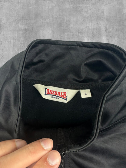 Lonsdale London Trainingsjacke Schwarz Weiß L
