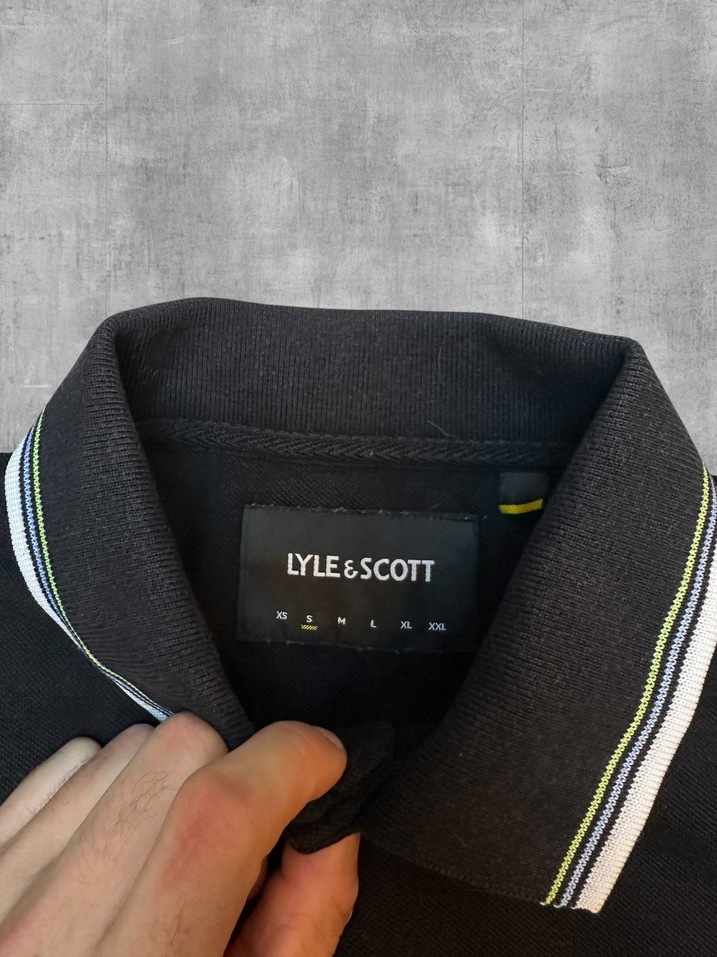 Lyle & Scott Polo Shirt Schwarz S