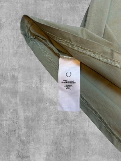 Fred Perry T-Shirt Taped Graugrün L