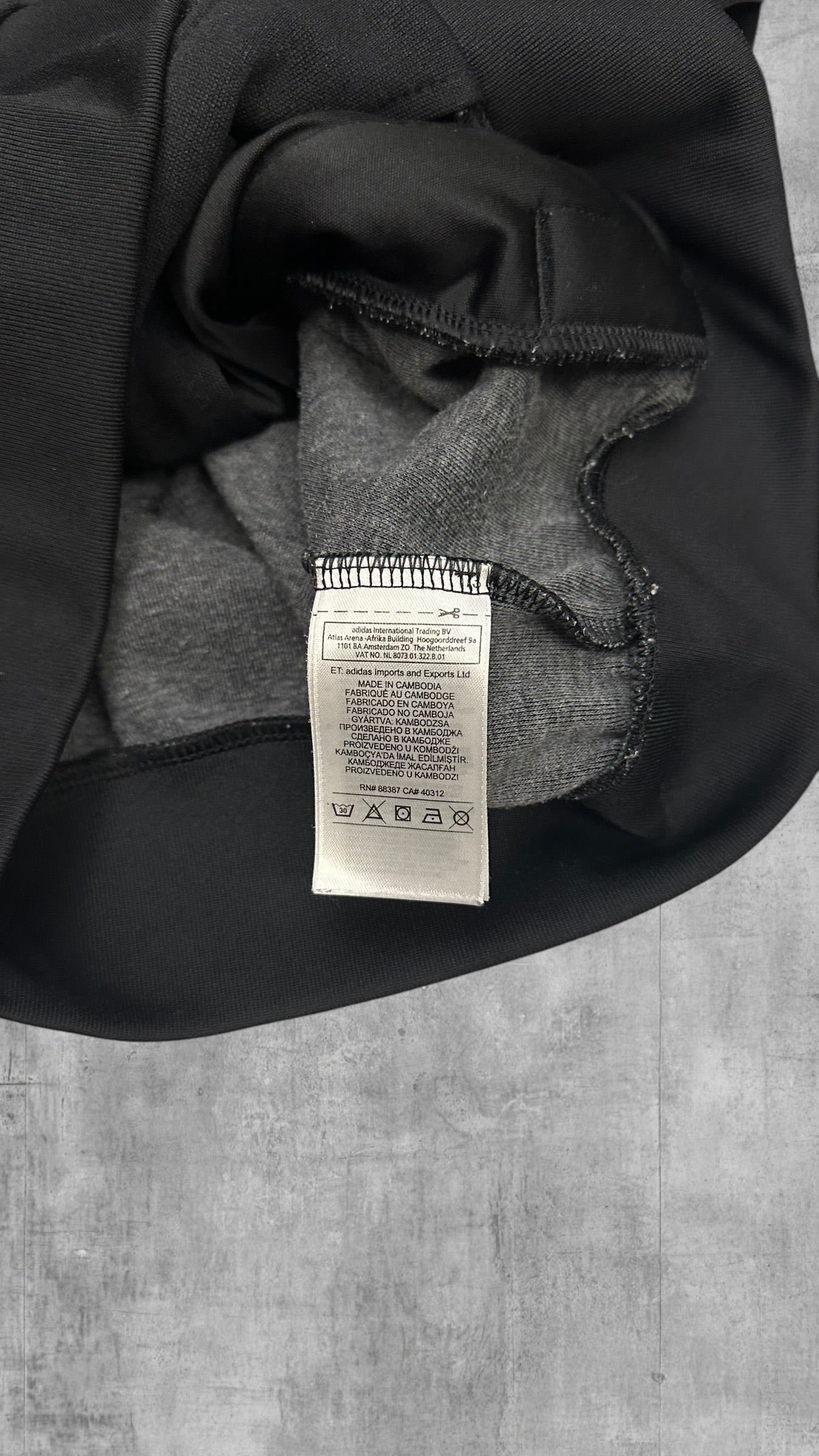 Adidas Firebird Vintage Trainingsjacke Schwarz M