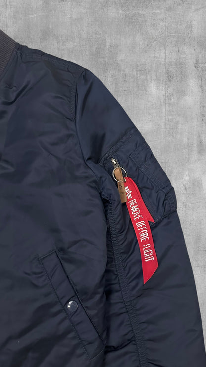 Alpha Industries Bomberjacke Navy Blau S