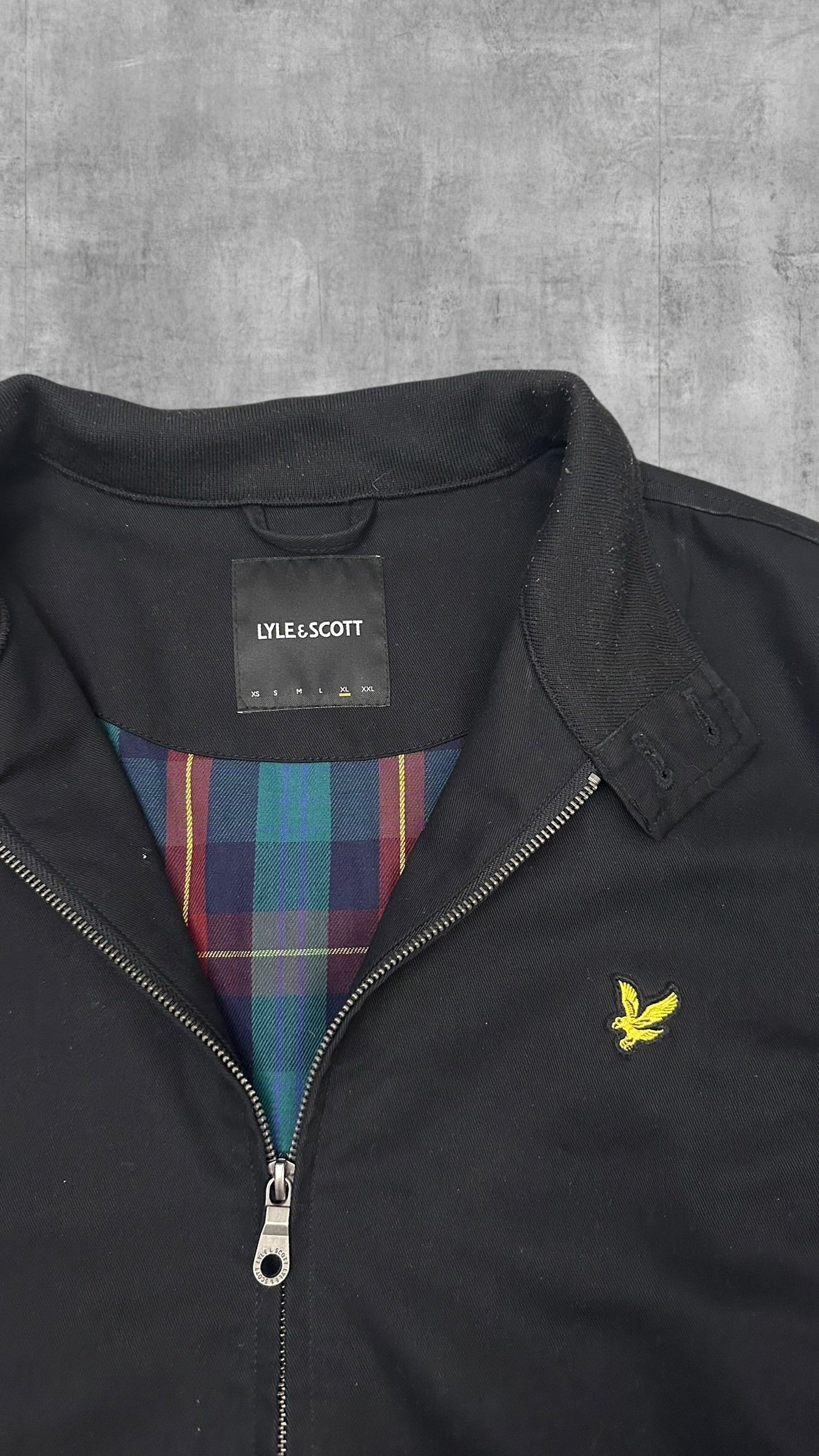 Lyle & Scott Harrington Jacke Schwarz XL
